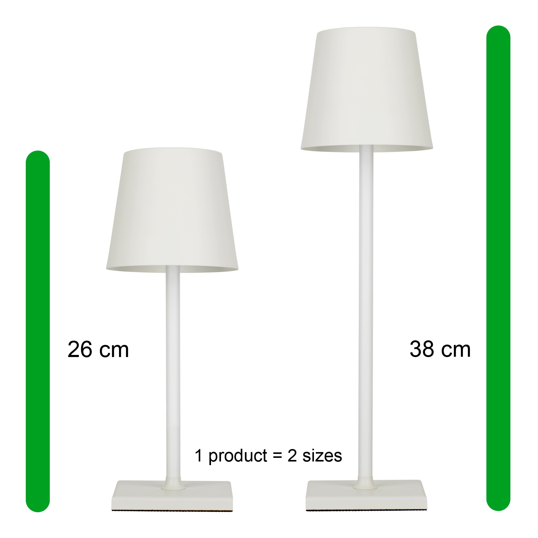 2x LED-Lampe 360° 12V weiss,  AG