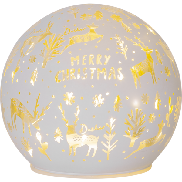 Bild von Merry X-mas Glasdekoration 12cm