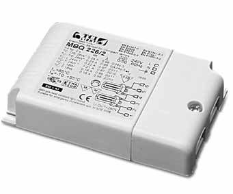 Bild von MBQ 242/2 Multiwatt und Multilamp EVG 2x26-57W, 60W und 70W